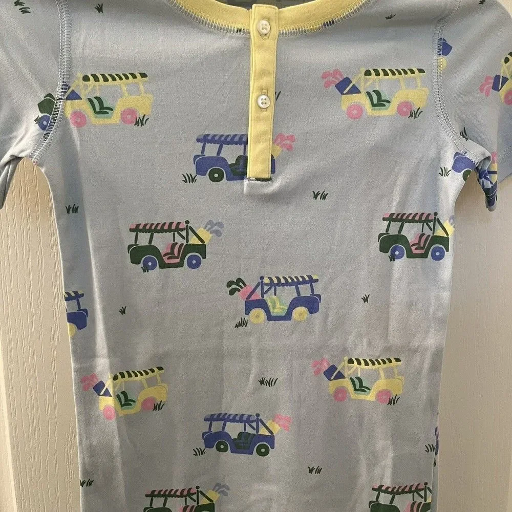 The Beaufort Bonnet Company TBBC Sutton's Short Sleeve Pajama Set Golf SZ 6 NWT